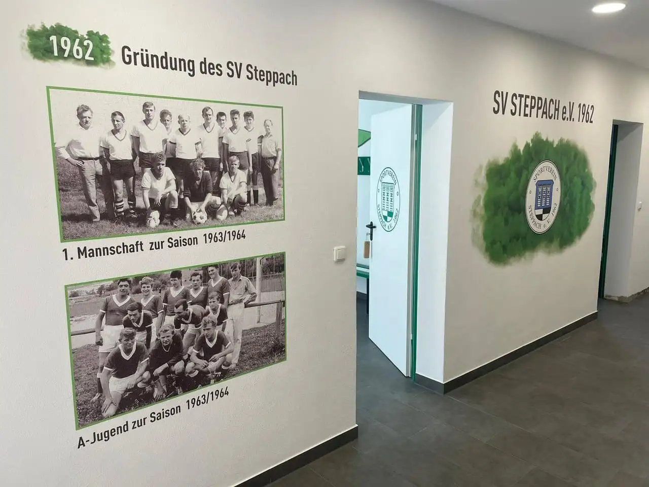 Wandgestaltung in einer modernen Praxis